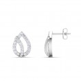 Diamond Stud Drop Earring